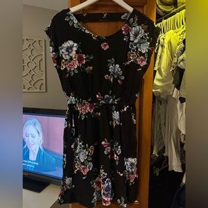 Black Floral Dress